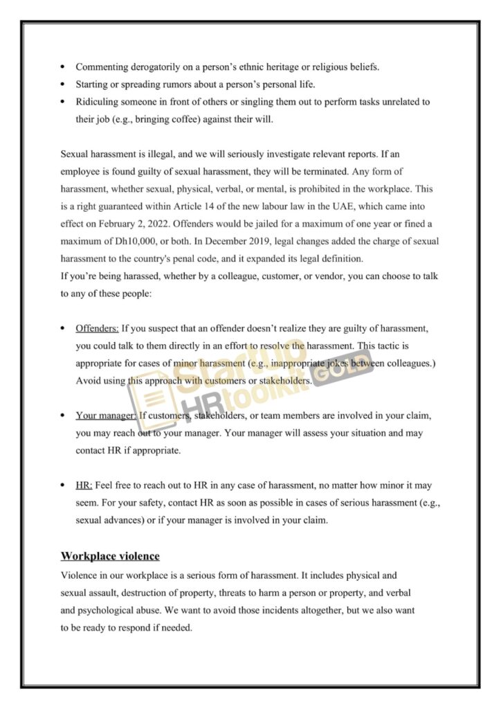 Employee Handbook 8